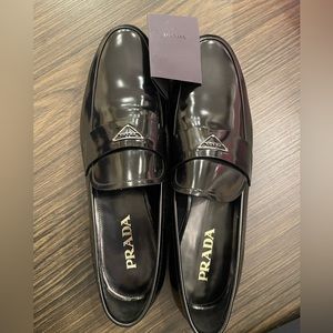Calzature Uomo Black Prada Size 11. New with tags